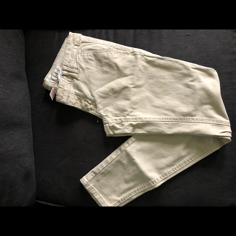Khaki skinny jeans